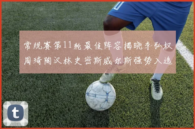 常规赛第11轮最佳阵容揭晓李弘权周琦陶汉林史密斯威尔斯强势入选